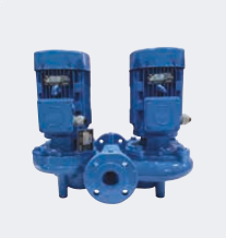 NCLD 65-130/340-3 Çiftli Inline Sirkülasyon Pompası