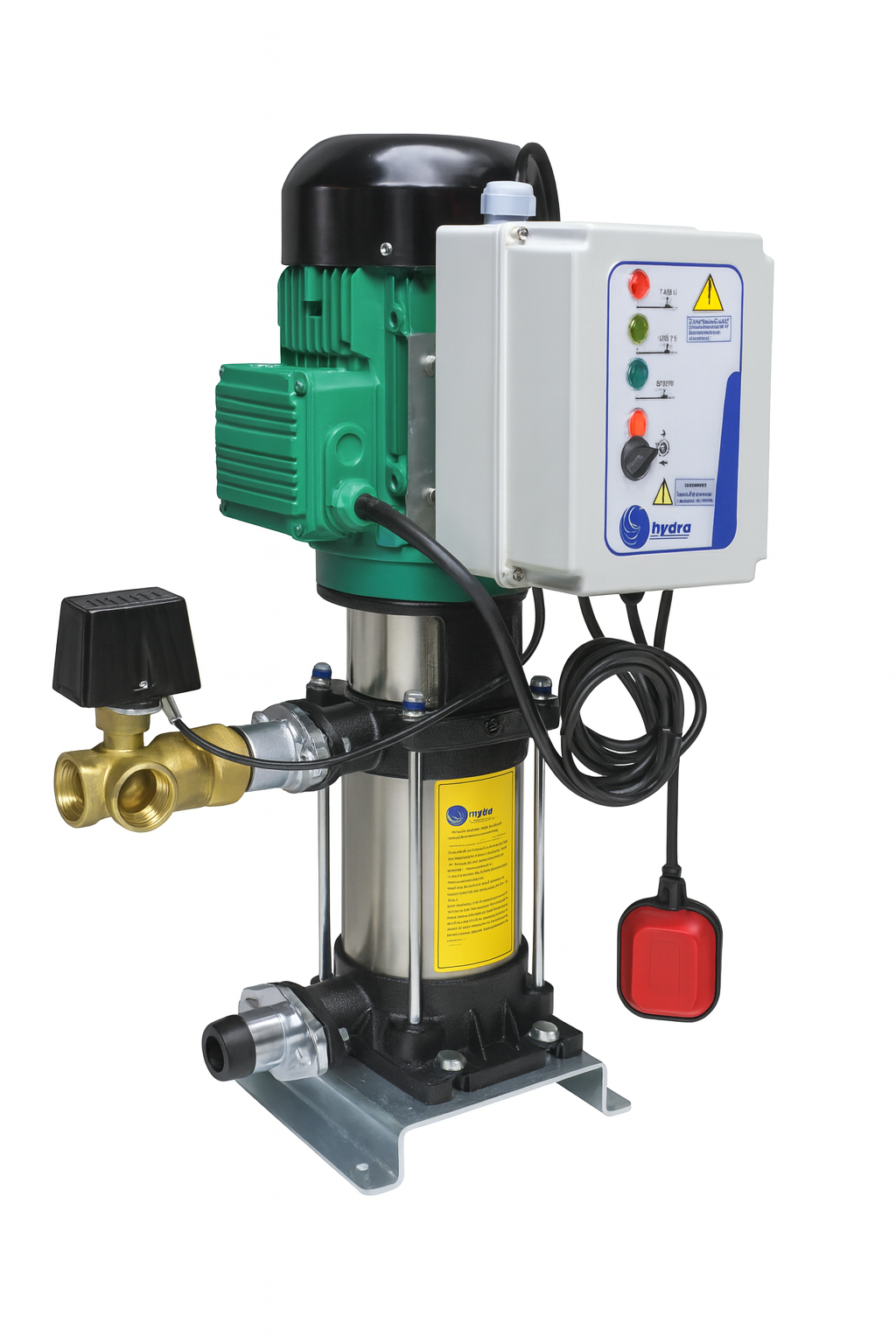 Hidrotank 3 MVK 9/5 M Dikey Pompalı Hidrafor - Monofaze