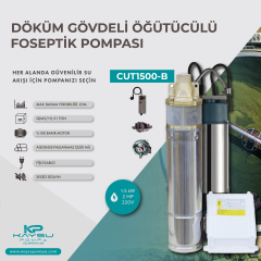 Kaysu CUT1500-B 2 HP Öğütücülü Foseptik Pompa 220V 1.5kW - 23 M