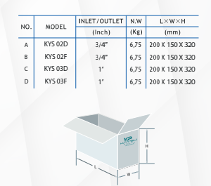 Kaysu Titreşimli Dalgıç Pompası - KYS02D/KYS03D - 700 Watt