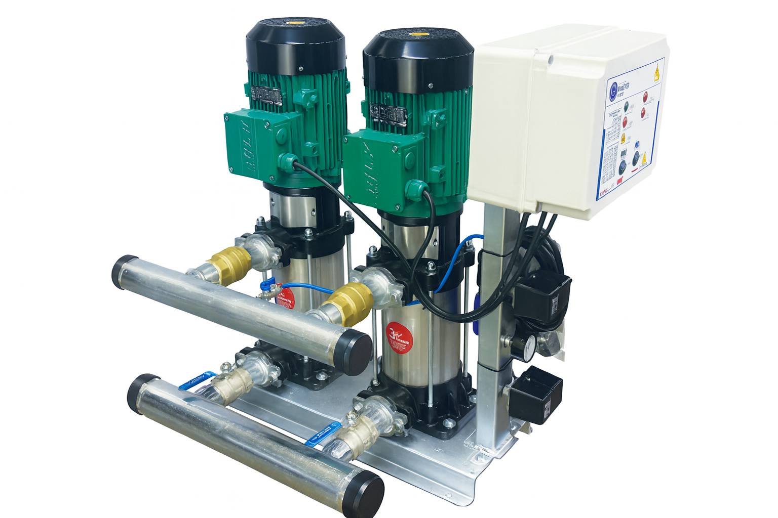 Hidrotank 1 MVK 9/9 T Dikey Pompalı Hidrafor - Trifaze