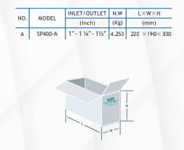 Kaysu Temiz Su Dalgıç Pompası SP400-A - 0.40 kW - 0.55 HP