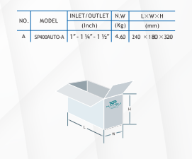 Kaysu Gizli Flatörlü Dalgıç Pompa SP400-AUTO-A - 0.40 kW - 0.50 HP