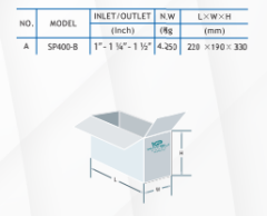 Kaysu Sıfırdan Emişli Temiz Su Dalgıç Pompası SP400-B - 0.40 kW - 0.55 HP