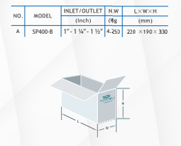 Kaysu Sıfırdan Emişli Temiz Su Dalgıç Pompası SP400-B - 0.40 kW - 0.55 HP