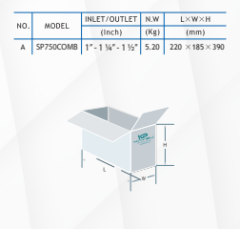Kaysu Temiz Su Kirli Su Dalgıç Pompa SP750COMB- 0.75 kW - 1 HP