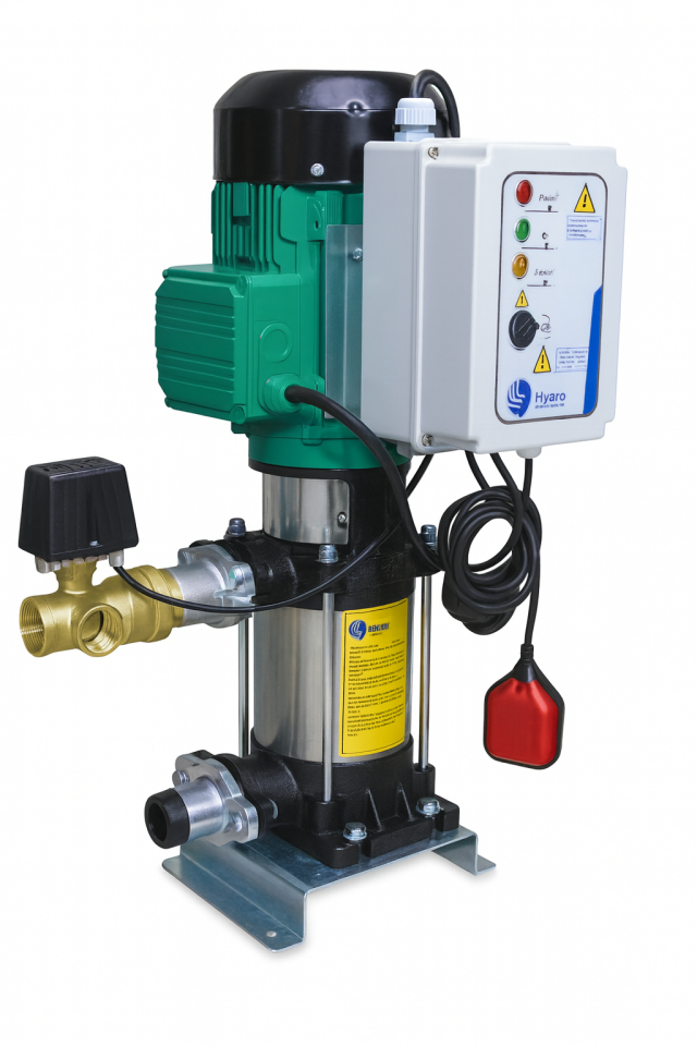 Hidrotank 1 MVK 13/12 T Dikey Pompalı Hidrafor - Trifaze