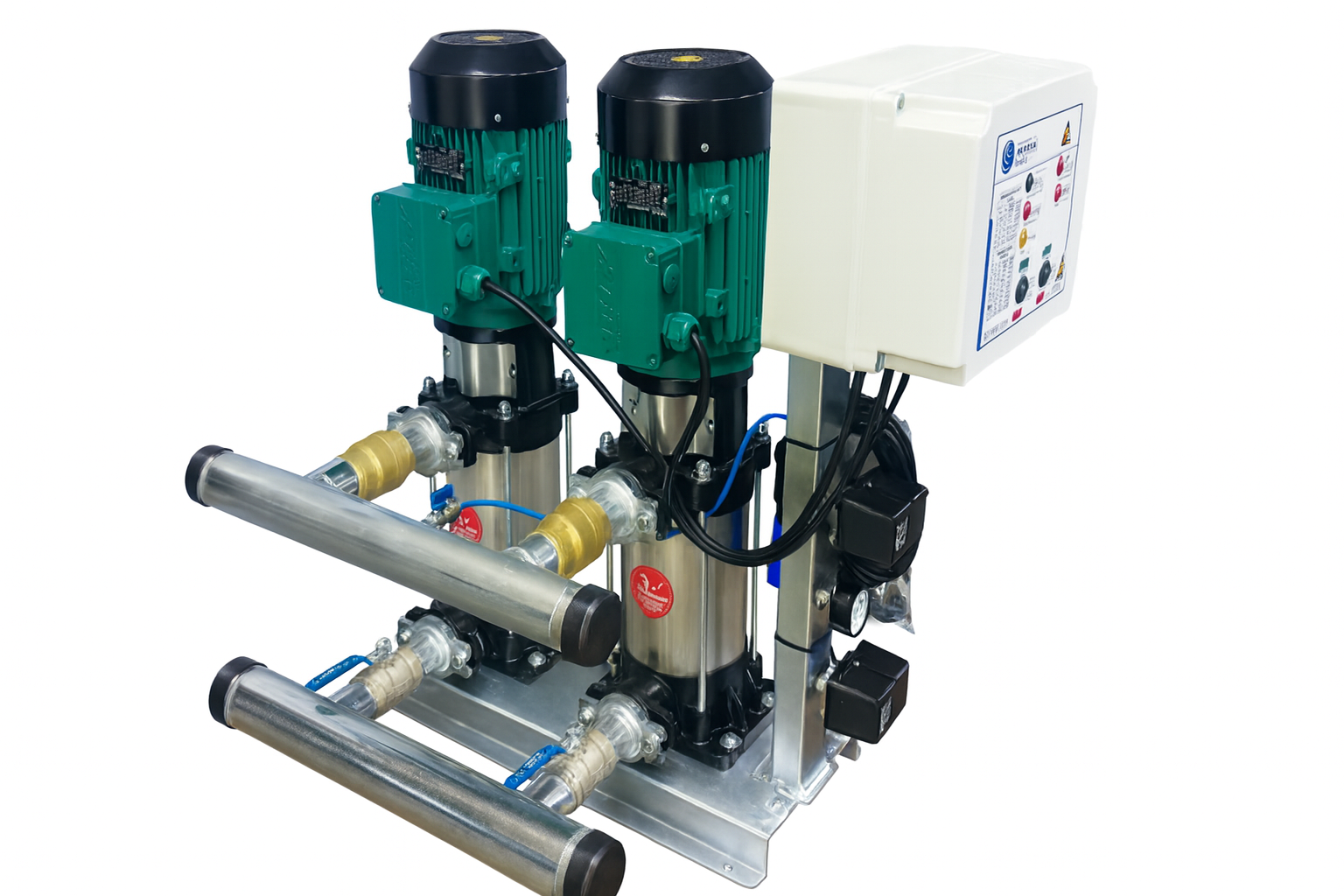 Hidrotank 3 MVK 40/7 T Dikey Pompalı Hidrafor - Trifaze