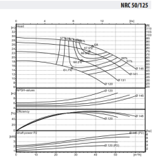 NRC 50-125/4 Frekans Kontrollü Inline Sirkülasyon Pompası