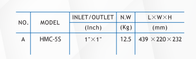 Hazel Paslanmaz Gövdeli Çok Kademeli Pompa - HMC-5S - 0.9kW - 1.2 HP