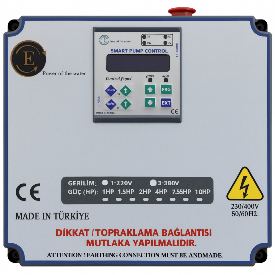 Elopan EPK-2T/5,5KW Kontrol Panosu  400V AC 50-60Hz