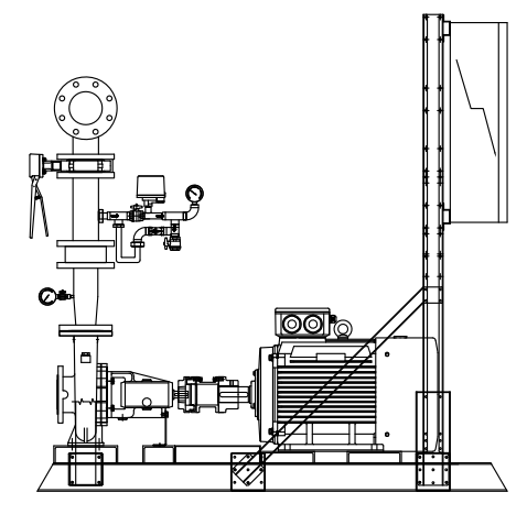 Elopan E-NFPA/55 Kw LCD Ekranlı Yangın Panosu Yıldız Üçgen