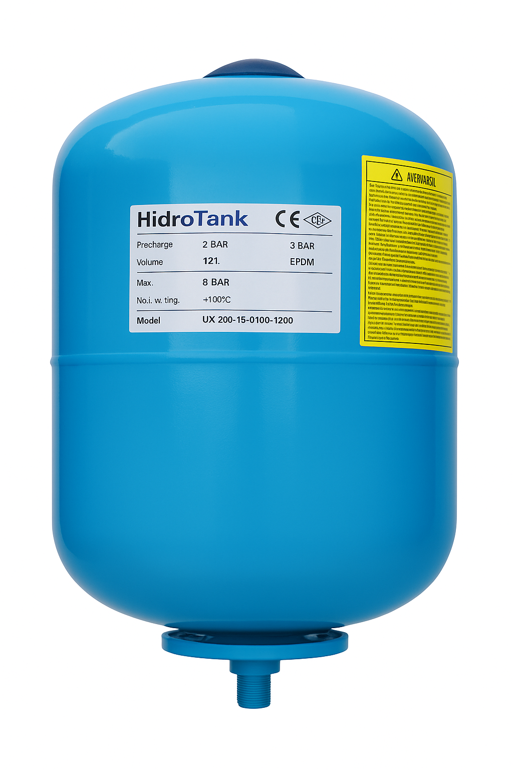 Hidrotank TU 50/10 bar Kapalı Genleşme Tankı 50 litre/hacim